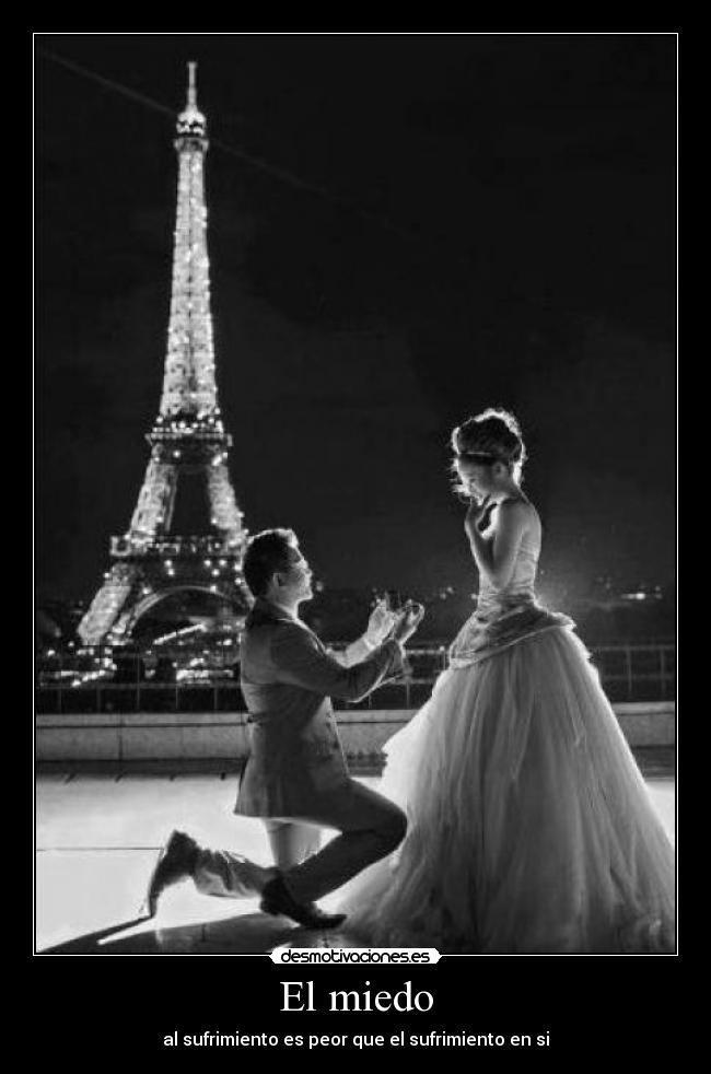 El miedo - al sufrimiento es peor que el sufrimiento en si