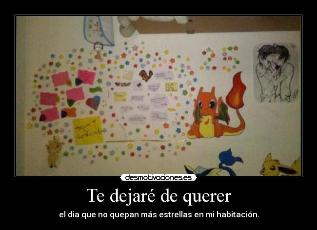 Te dejaré de querer -