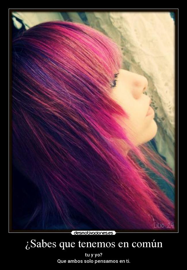 ¿Sabes que tenemos en común - 