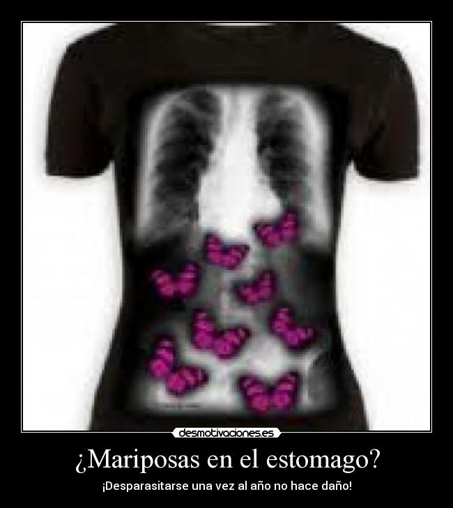 ¿Mariposas en el estomago? -