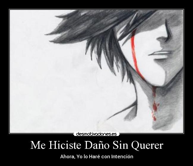 carteles anime dolor venganza desmotivaciones