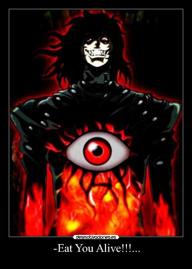 carteles yagami alucard desmotivaciones