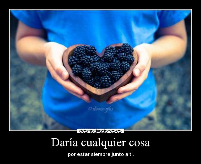 Daría cualquier cosa - 