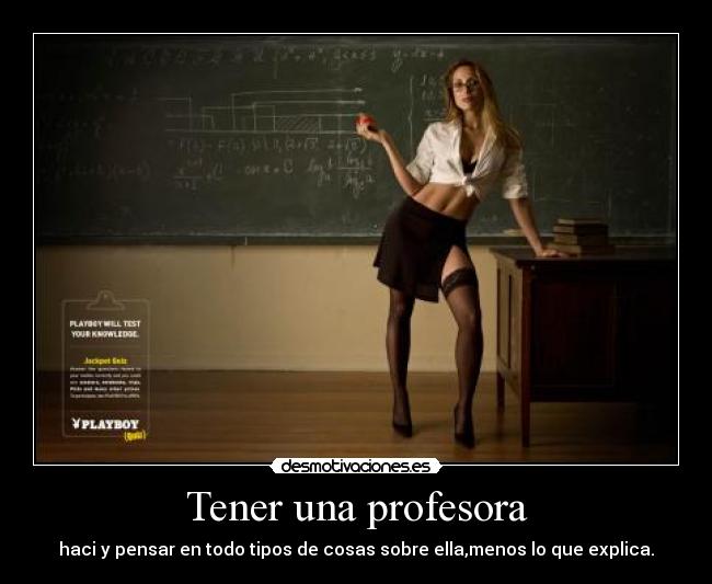 Tener una profesora - 