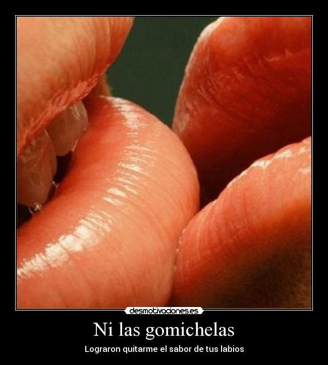 Ni las gomichelas - Lograron quitarme el sabor de tus labios