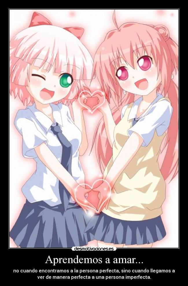 carteles akaza akari yoshikawa chinatsu juntas forever lol maku12 estamos casadas desmotivaciones