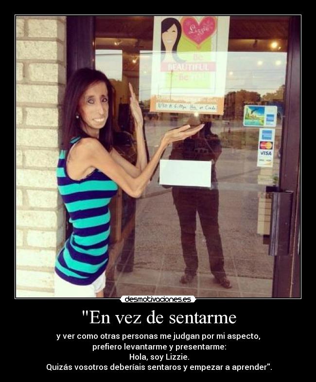 En vez de sentarme -