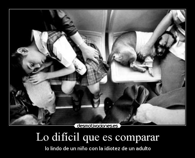 Lo difícil que es comparar -