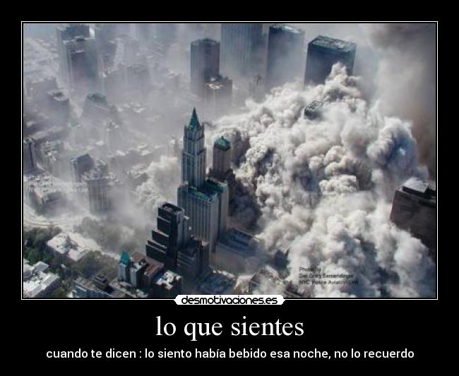 lo que sientes -