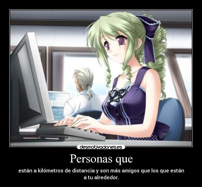 Personas que -