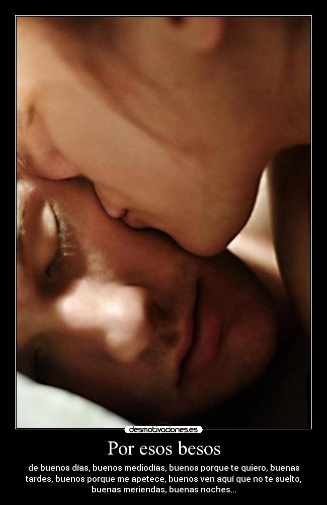 Por esos besos -