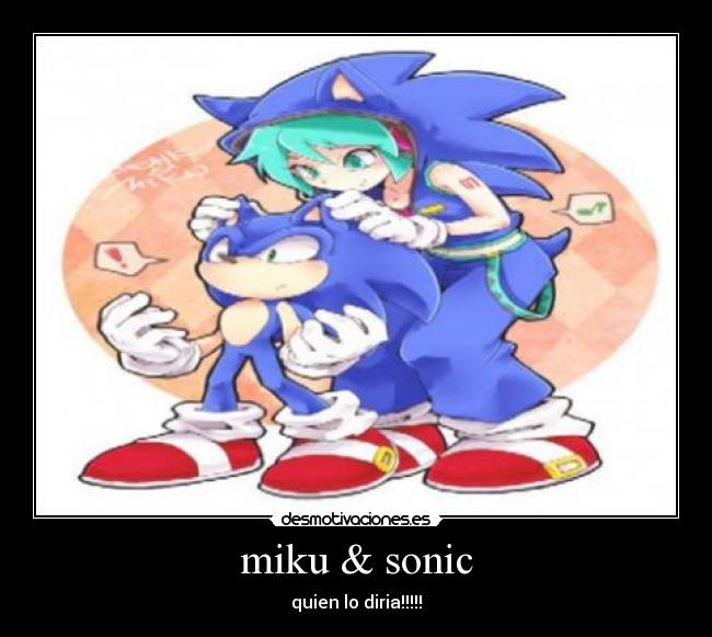 miku & sonic - 