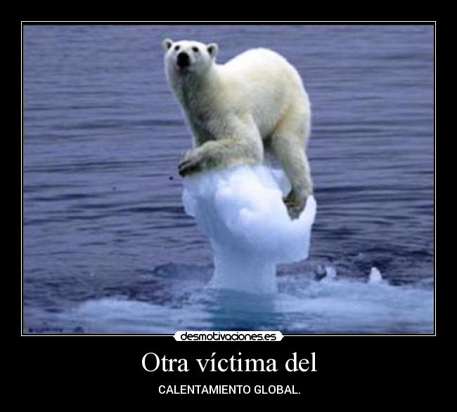 Otra víctima del - CALENTAMIENTO GLOBAL.