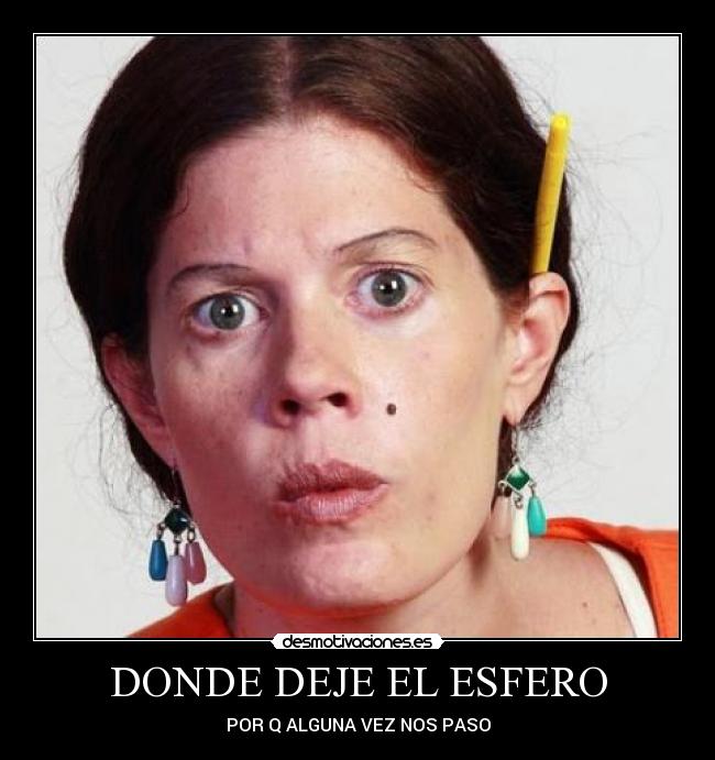 DONDE DEJE EL ESFERO -