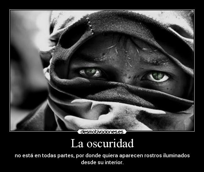 La oscuridad -