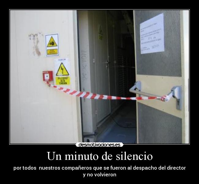 Un minuto de silencio - 