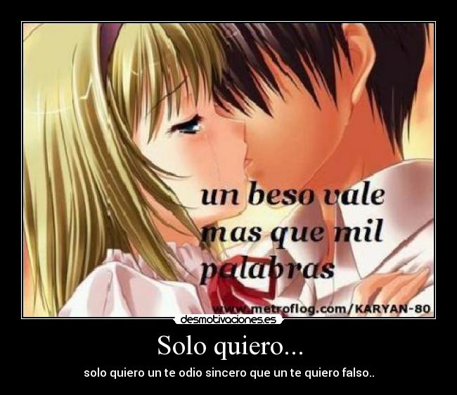 Solo quiero... - 