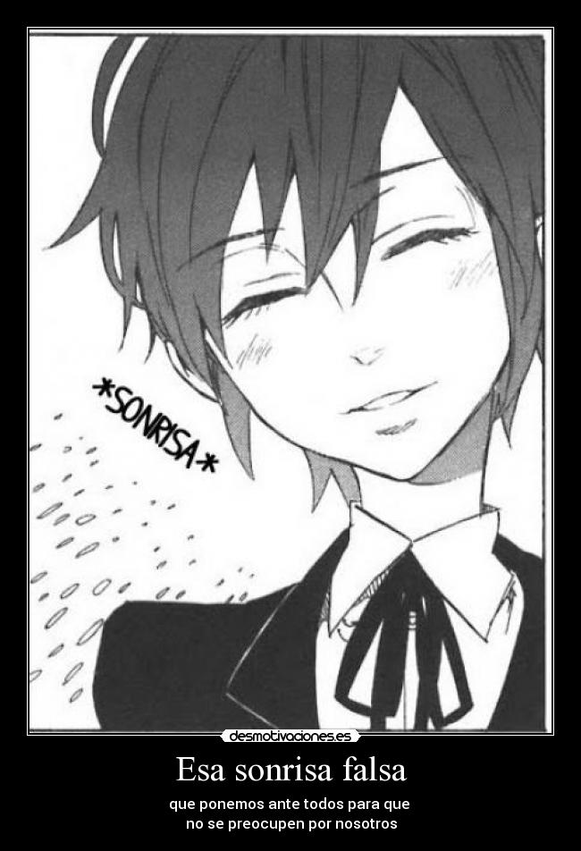 carteles sonrisa esa sonrisa falsa desmotivaciones