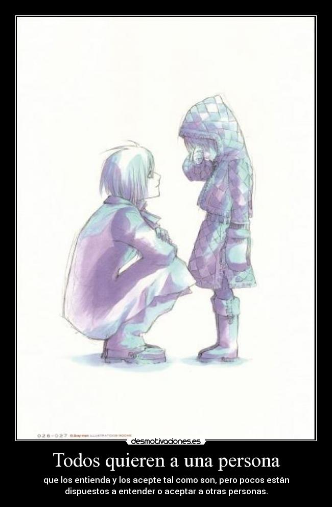 Todos quieren a una persona -