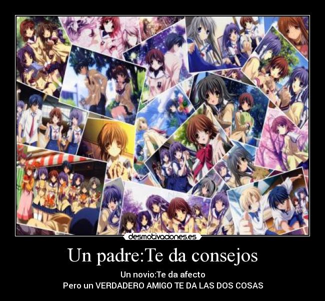 Un padre:Te da consejos - 