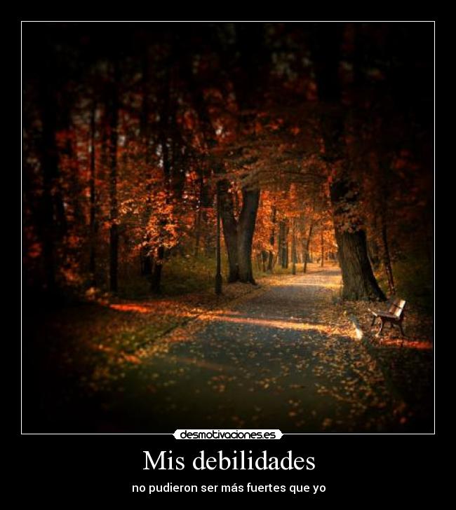 Mis debilidades - 