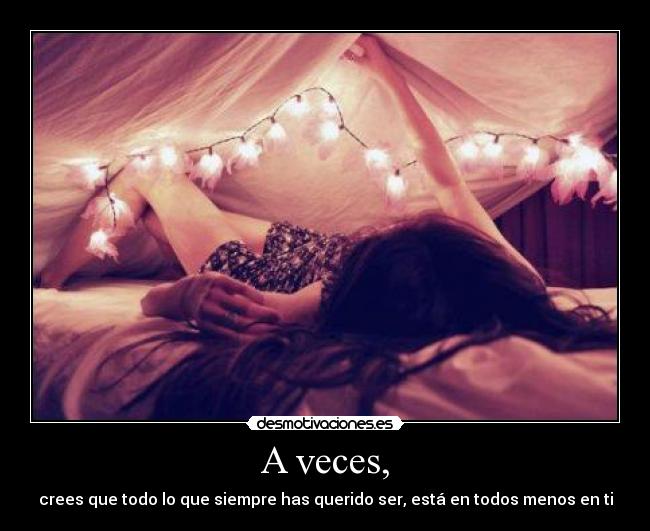 A veces, - 