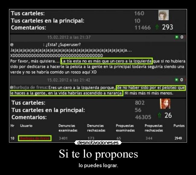 Si te lo propones - lo puedes lograr.