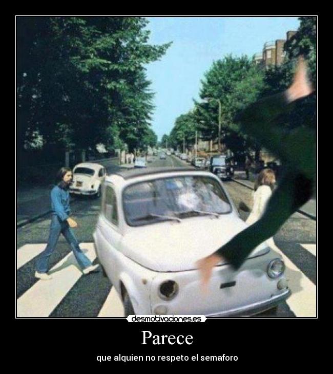 Parece - que alquien no respeto el semaforo