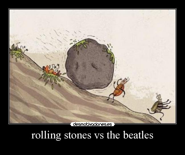 rolling stones vs the beatles - 