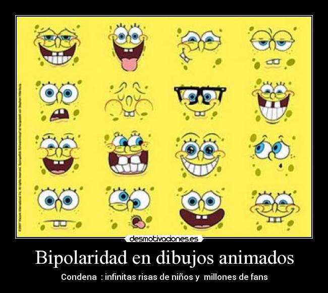 Bipolaridad en dibujos animados - 