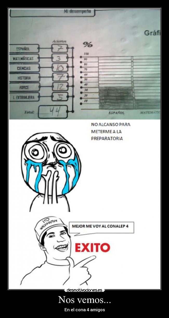 Nos vemos... - En el cona 4 amigos