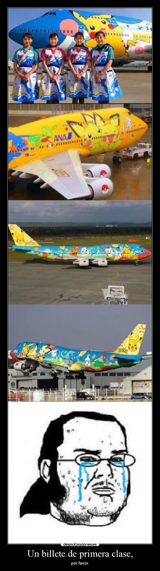 Un billete de primera clase, - por favor.
