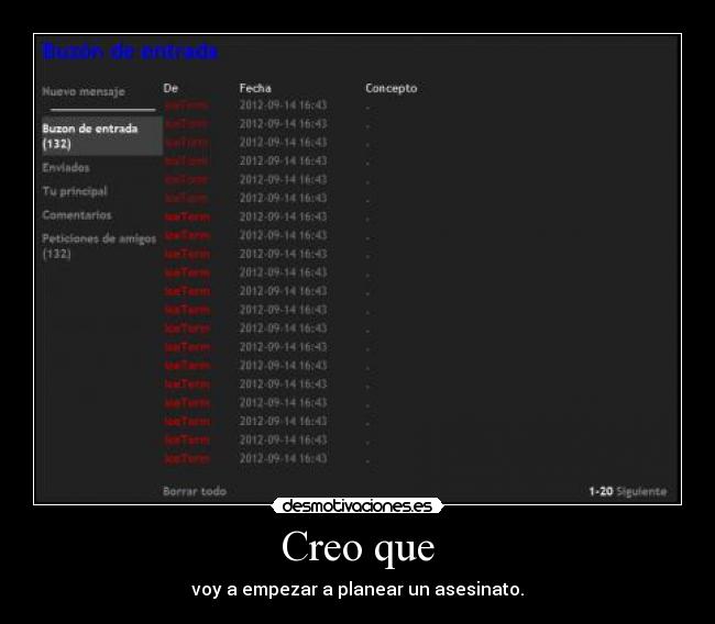 Creo que -