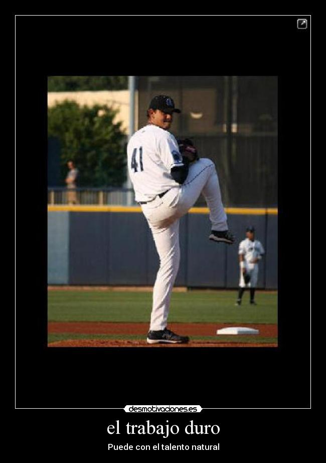 el trabajo duro - Puede con el talento natural