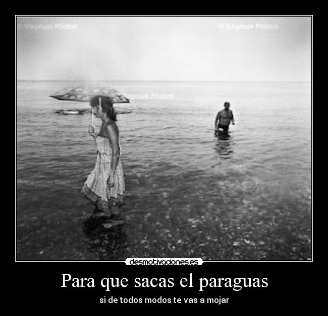 carteles gente que cree que mojara clanforeveralone desmotivaciones