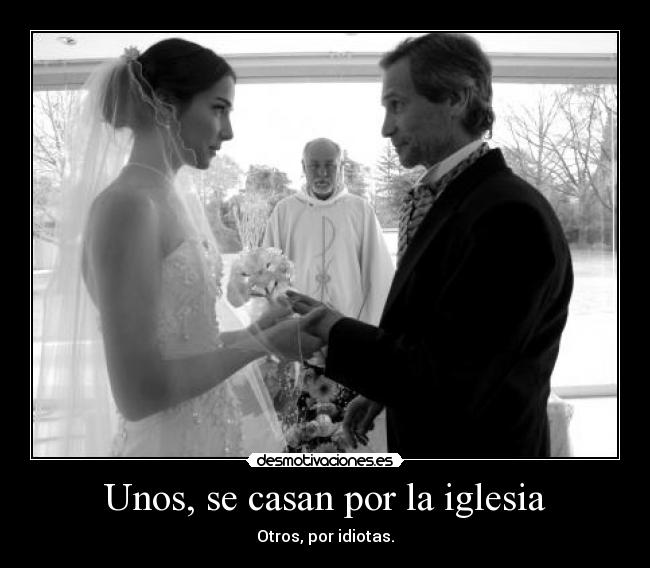 Unos, se casan por la iglesia -
