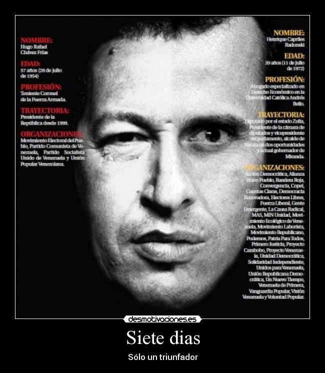 Siete dias - Sólo un triunfador