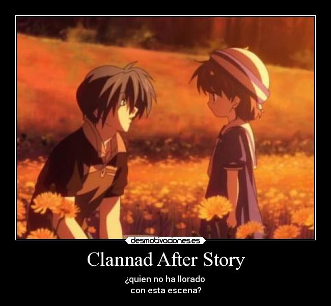 carteles anime clannad desmotivaciones