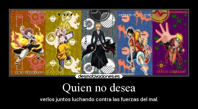carteles anime desmotivaciones