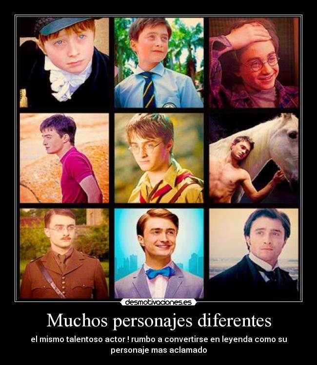 Muchos personajes diferentes -
