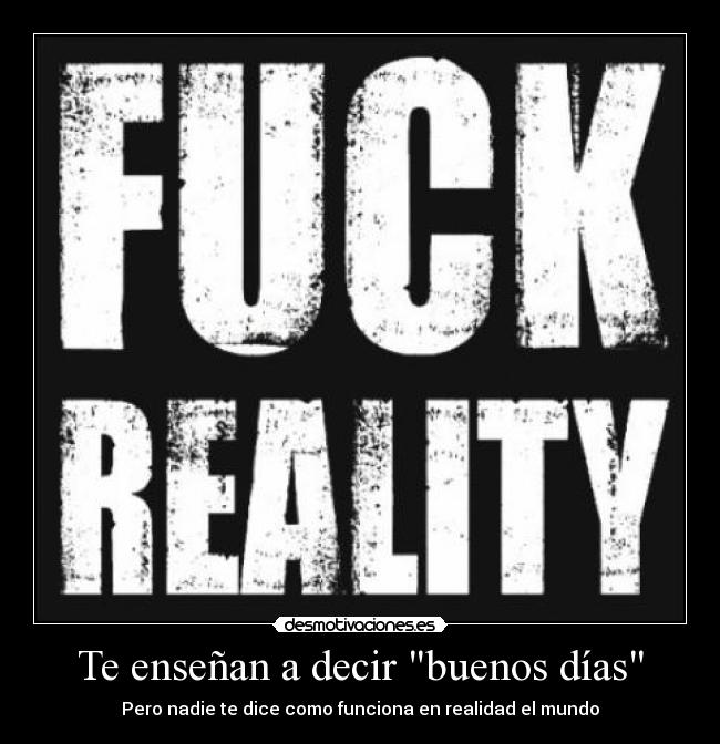 Te enseñan a decir buenos días - 