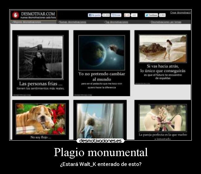 Plagio monumental - ¿Estará Walt_K enterado de esto?