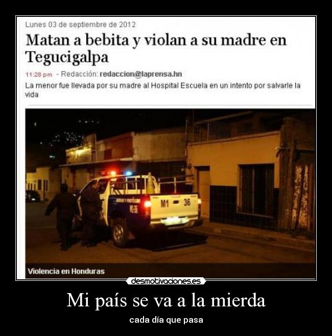 Mi país se va a la mierda - 