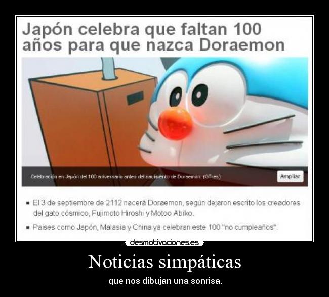 Noticias simpáticas -