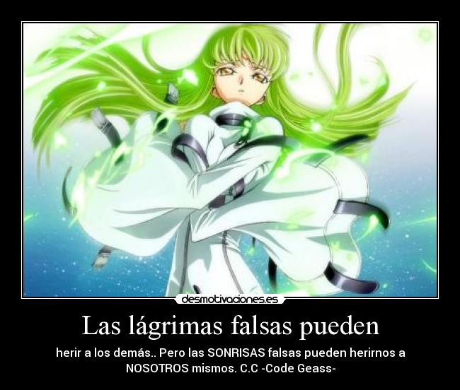 Las lágrimas falsas pueden - 