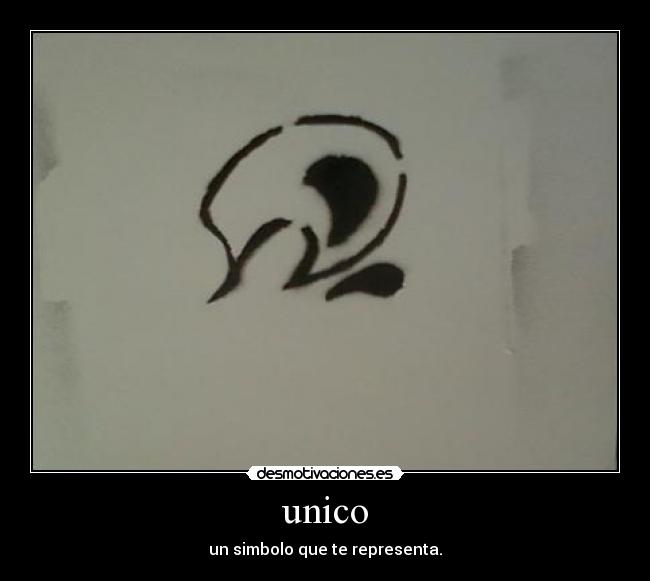 unico - un simbolo que te representa.