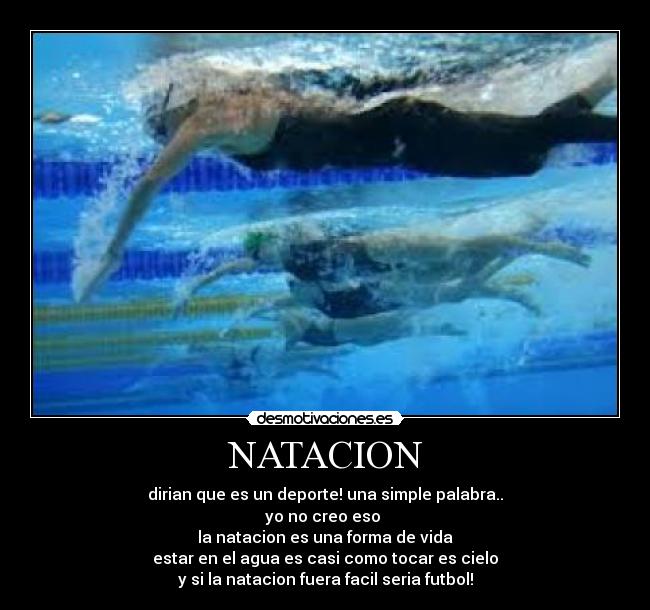 carteles vida natacion desmotivaciones