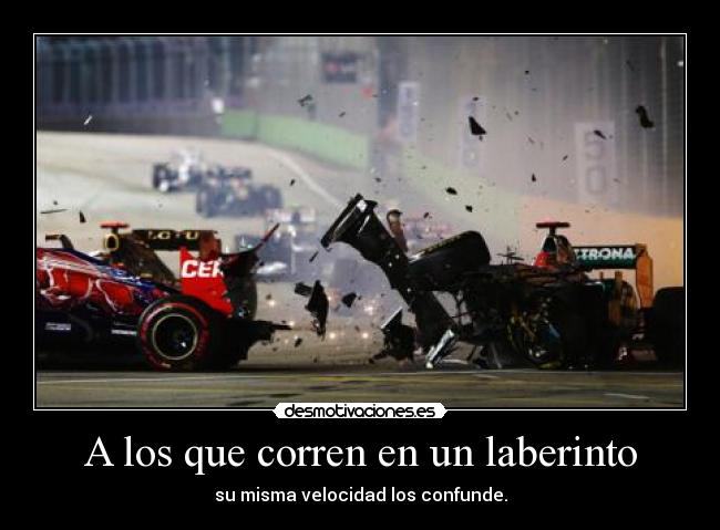 A los que corren en un laberinto - 