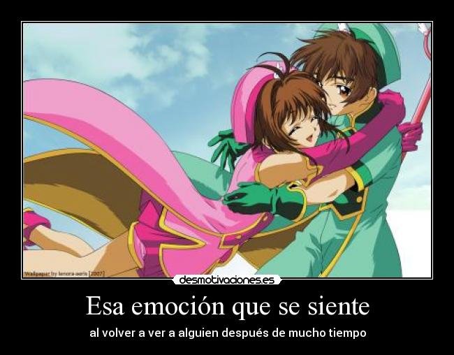 Esa emoción que se siente -