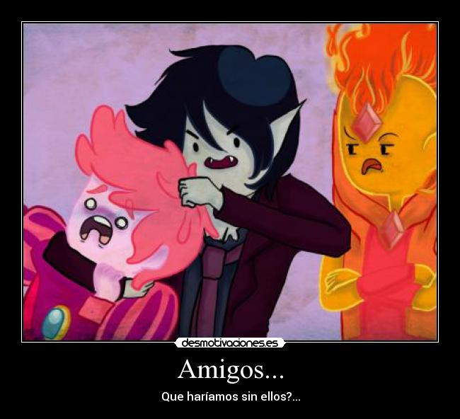 carteles amigos adventure time desmotivaciones